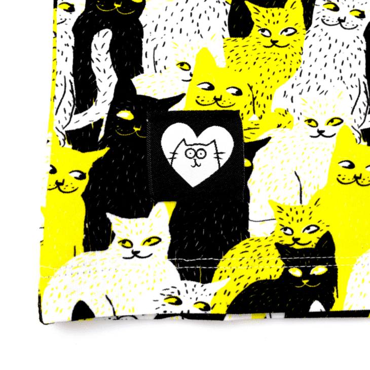 t-shirt trzy kolory żółty czarny biały dziecięcy pattern