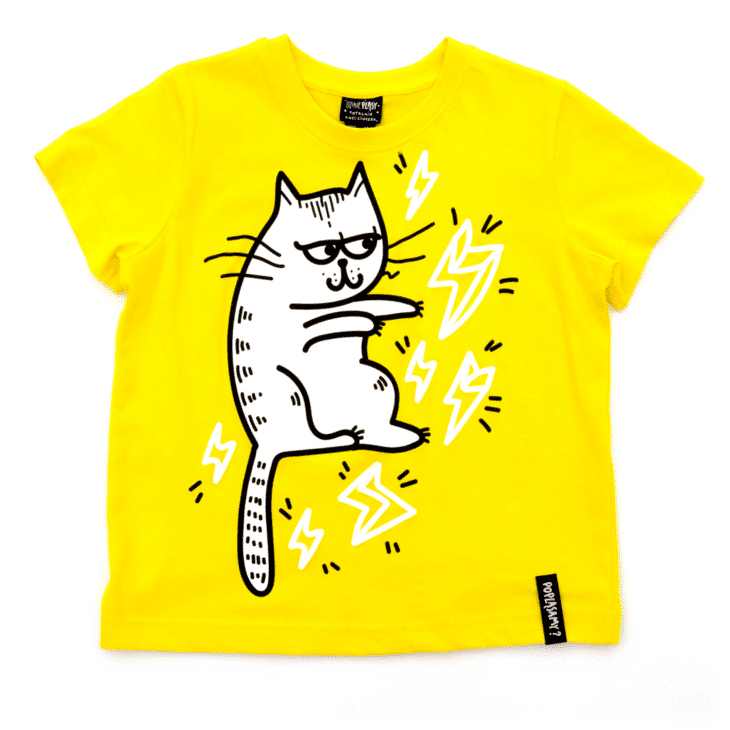 Koszulka t-shirt żółty dziecięcy
