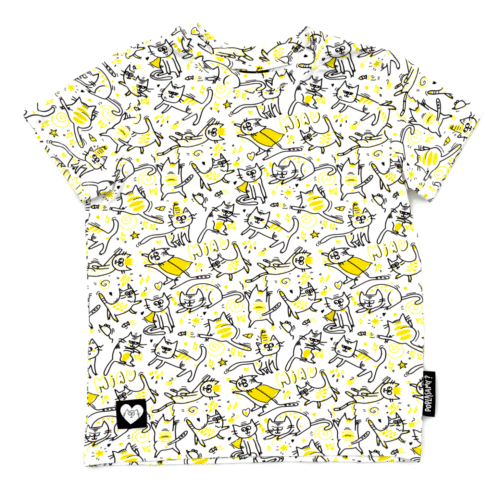 T-shirt w kotki doodle